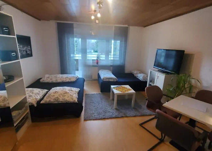 Einzimmerwohnungmit großem Balkon